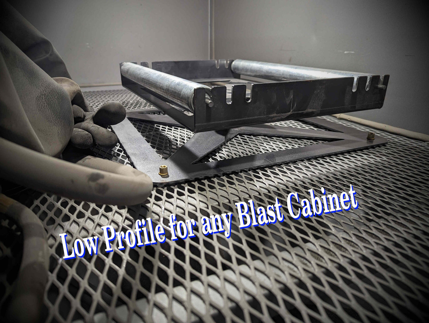 Sand Blast 360 Wheel Roller - Power Coating Product - Media Blasting Tool
