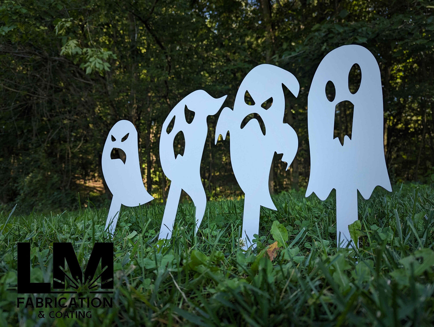 Halloween Yard Decor - Ghost Yard Stakes - Halloween Decor