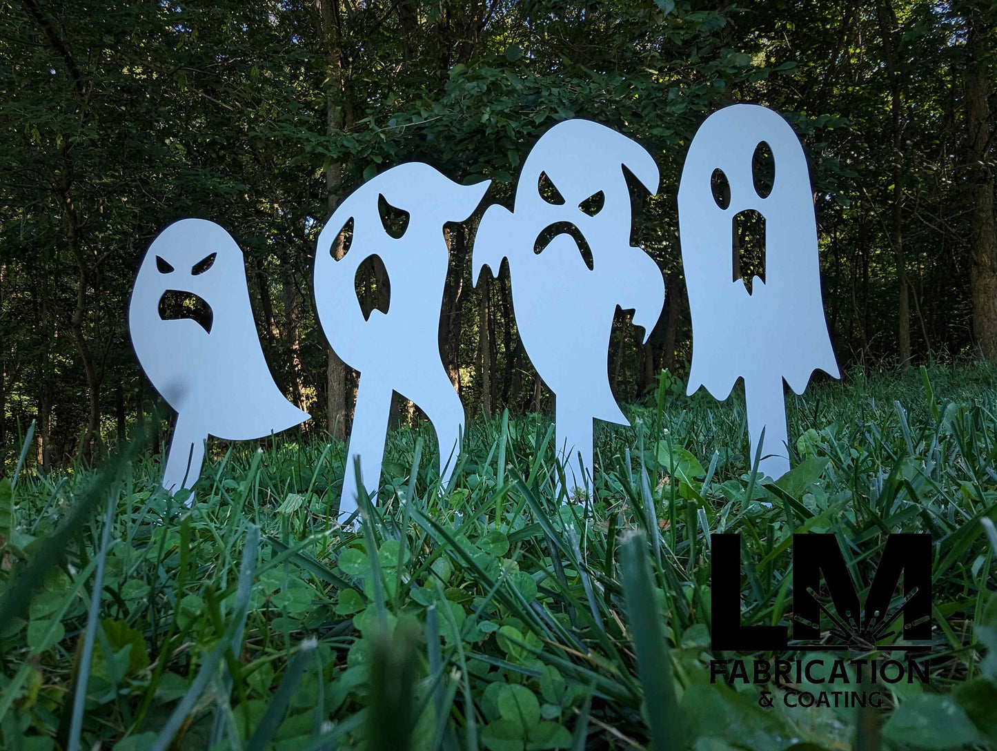 Halloween Yard Decor - Ghost Yard Stakes - Halloween Decor